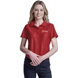 Ladies Milan Golf Shirt Model Image